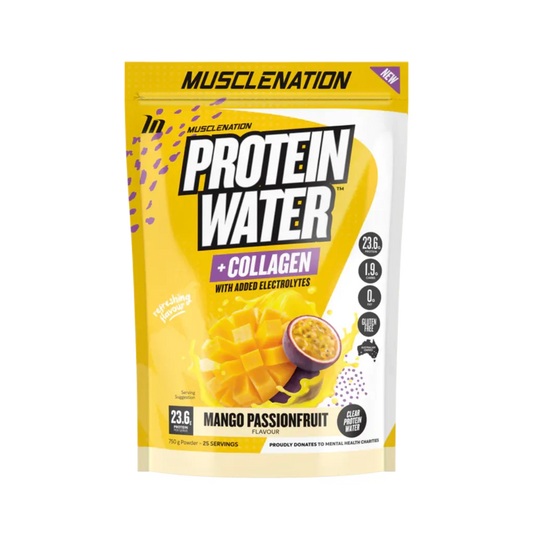 MUSCLE NATION PROTEIN WATER - MANGO PASSIONFRUIT