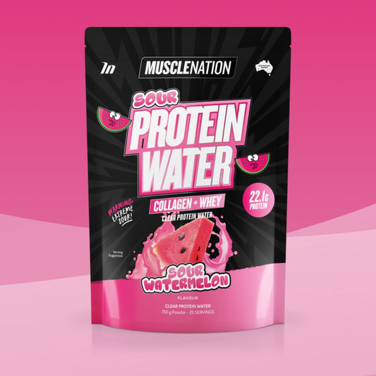 MUSCLE NATION PROTEIN WATER SOUR RANGE - WATERMELON