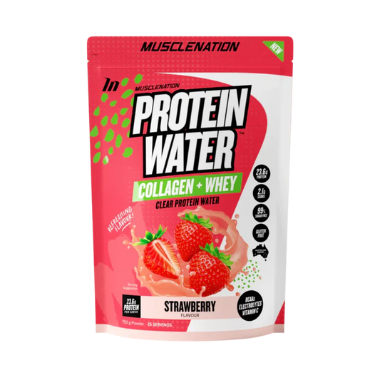 MUSCLE NATION PROTEIN WATER - STRAWBERRY