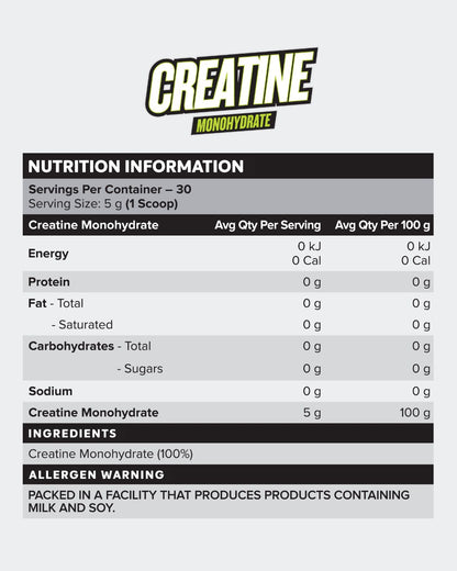 MUSCLE NATION CREATINE - 75 serves