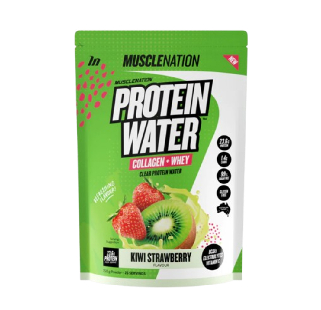 MUSCLE NATION PROTEIN WATER - KIWI STRAWBERRY