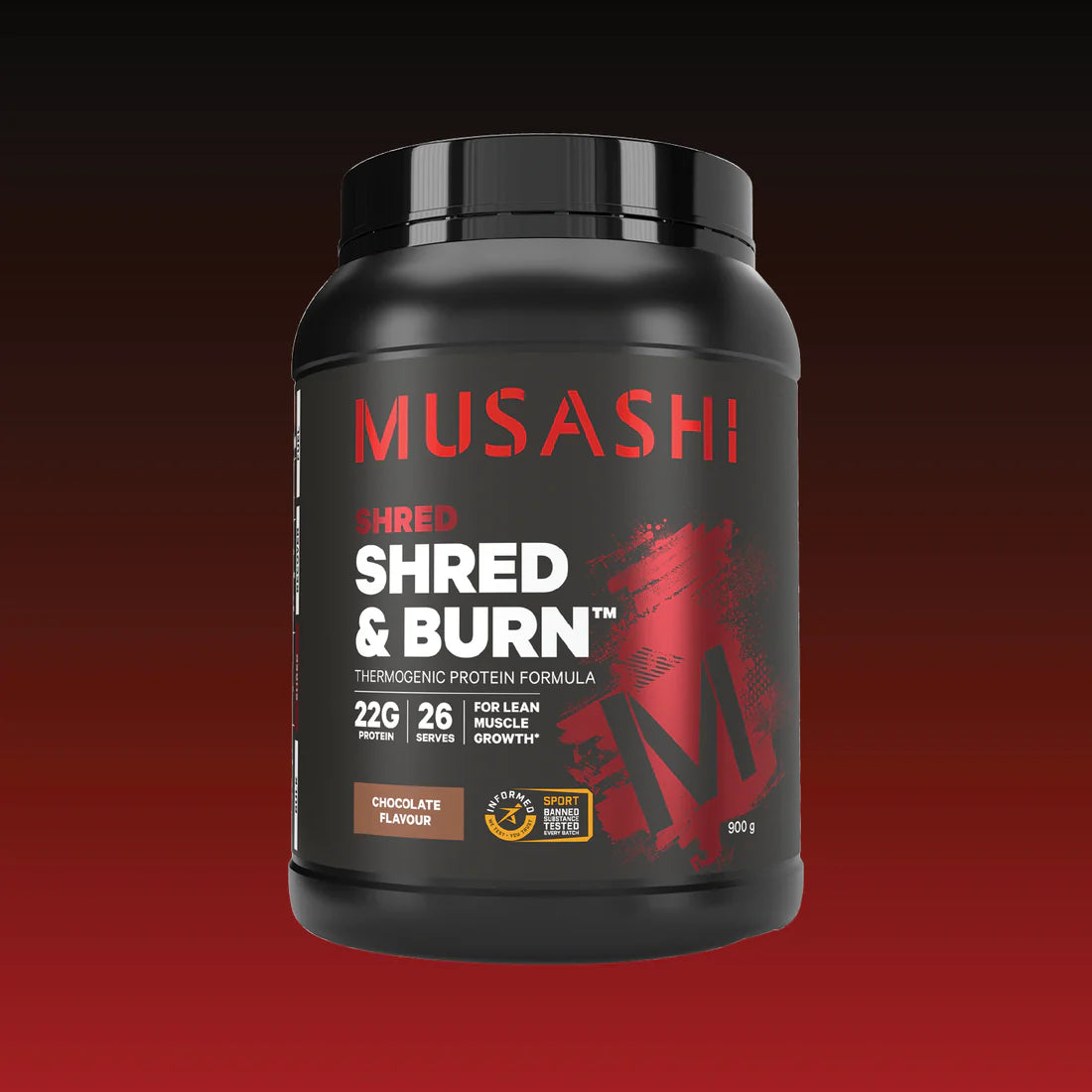 Musashi Shred & Burn 900g