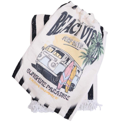 Adult Towel Poncho Combi -