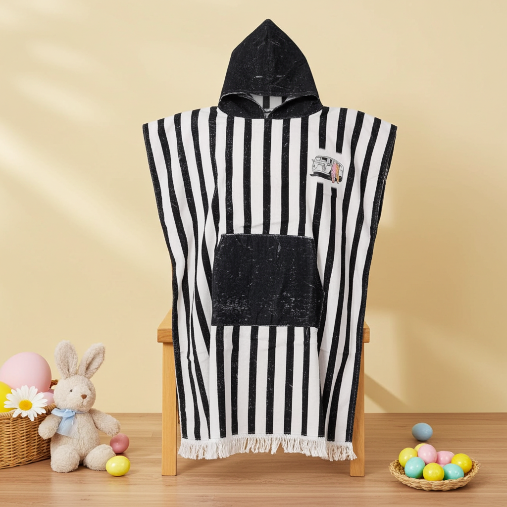 Adult Towel Poncho Combi -