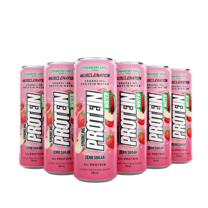 MUSCLE NATION SPARKLING PROTEIN WATER RTD 12 x PACK
