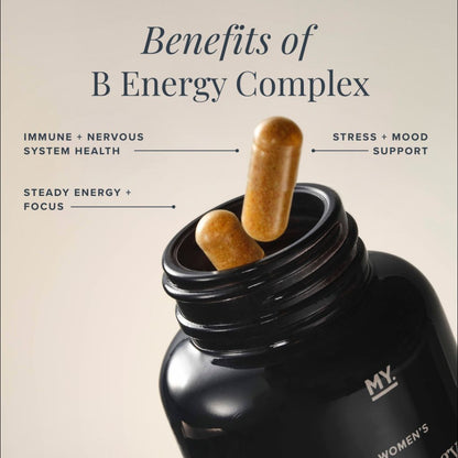MYPAUSE Women's B Energy Complex - 30 Hard Capsules