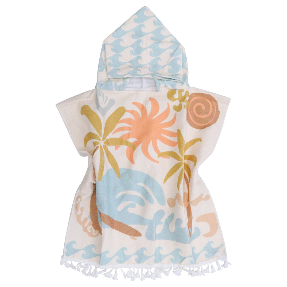 Toddler Towel Poncho Palm Beach