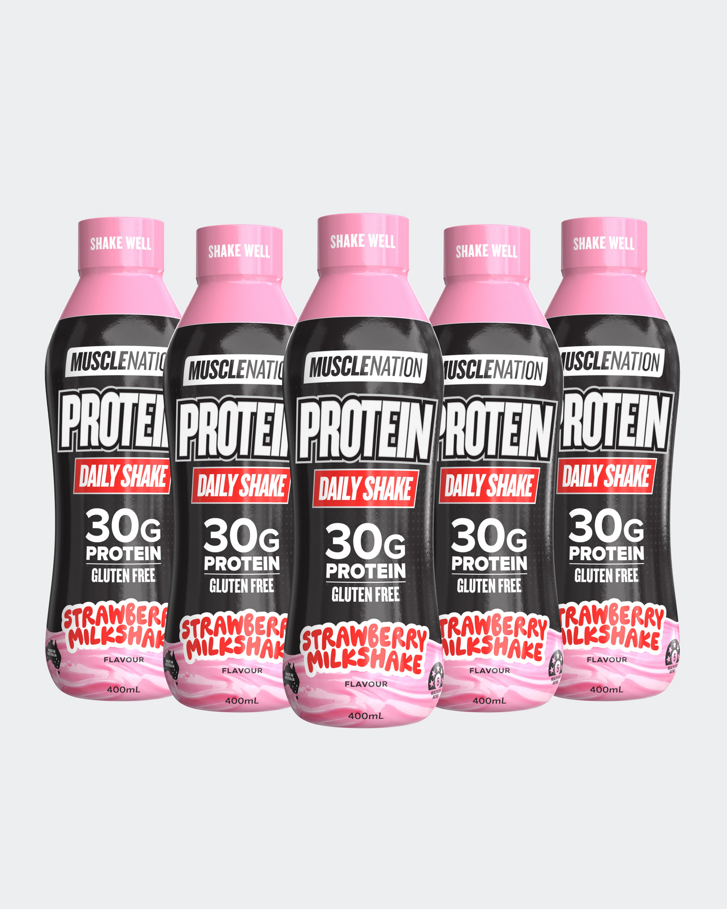 MUSCLE NATION DAILY PROTEIN SHAKE RTD - (6 Pack)