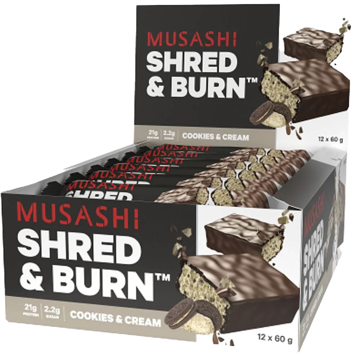 Musashi Protein Bars 60g (Buy 6 or more & get each bar for just $5.00)