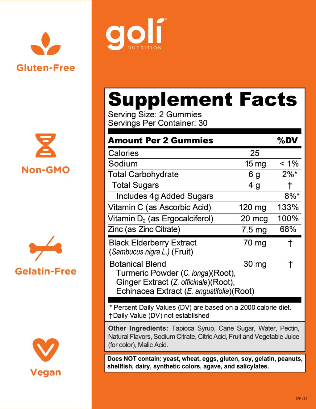 GOLI TRIPLE ACTION IMMUNE GUMMY