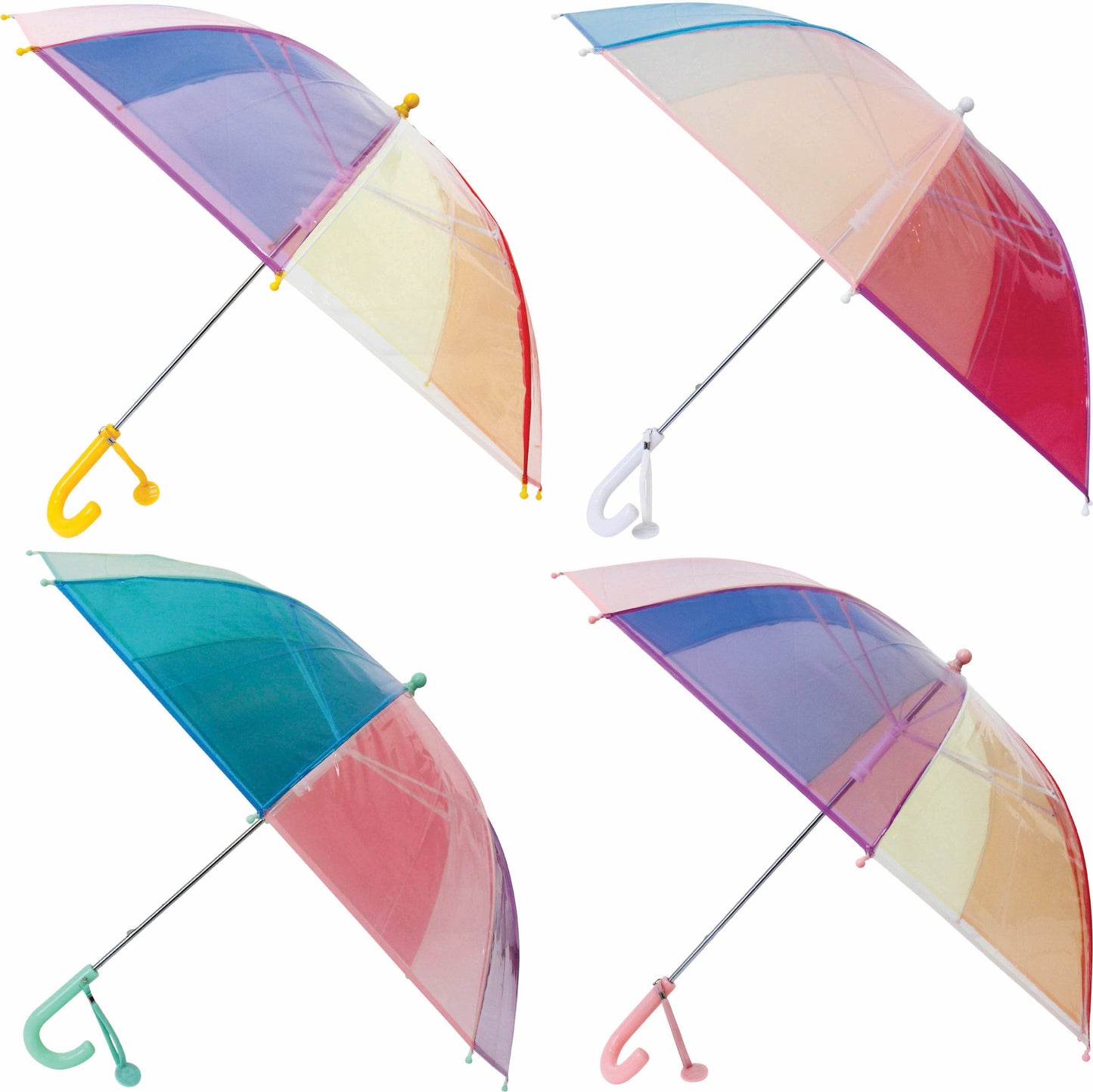 Kids Umbrella Pastel Clear