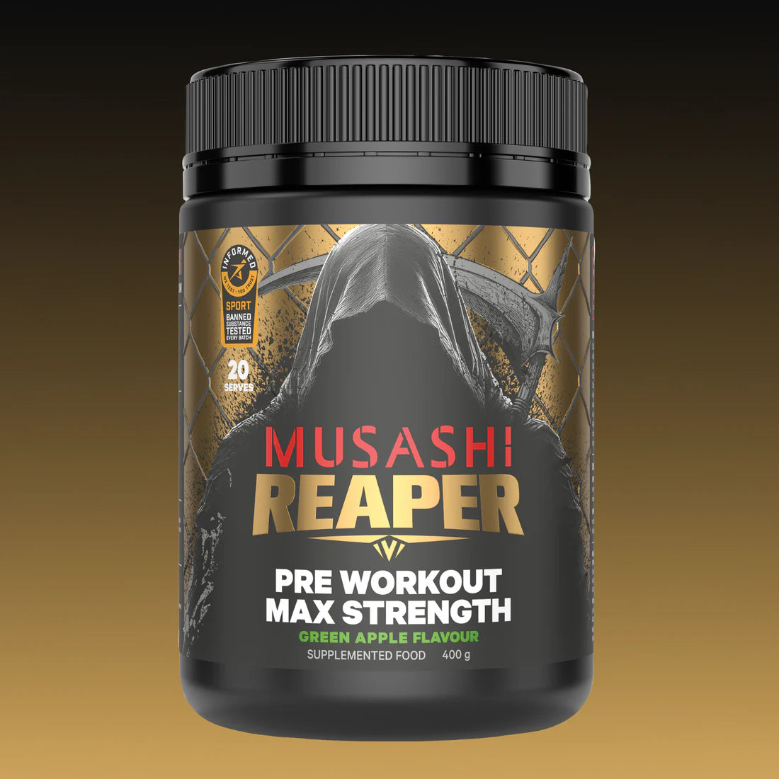 REAPER PRE-WORKOUT MAX STRENGTH 400g